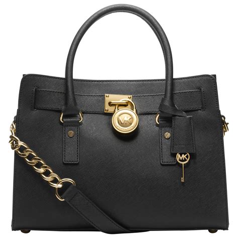 michael kors hamilton ew satchel black|michael kors nouveau hamilton.